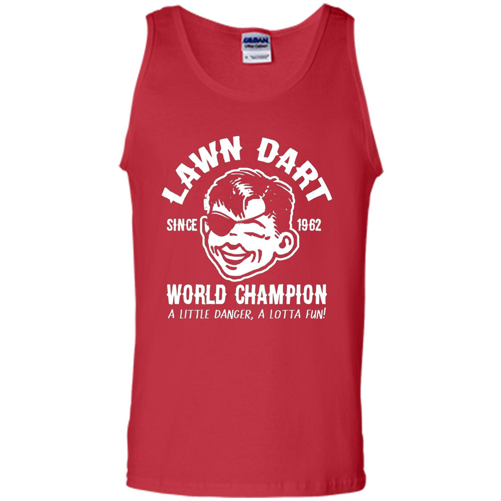 Lawn Dart Since 1962 World Champion Backyard Game T-shirt Red