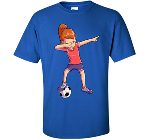 Soccer Dabbing Girl Dab Dance T-shirt Funny Football Tee shirt