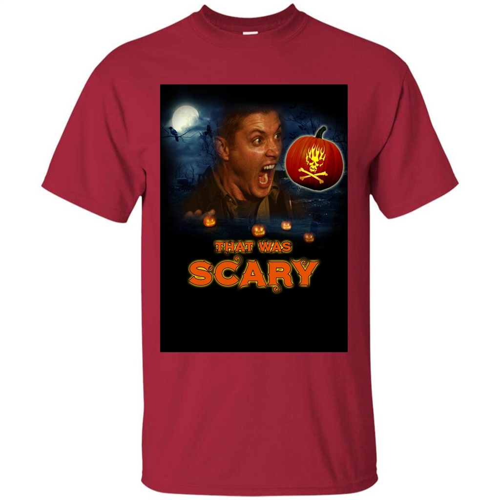 Halloween T-shirt That Was Scary T-shirt Cardinal