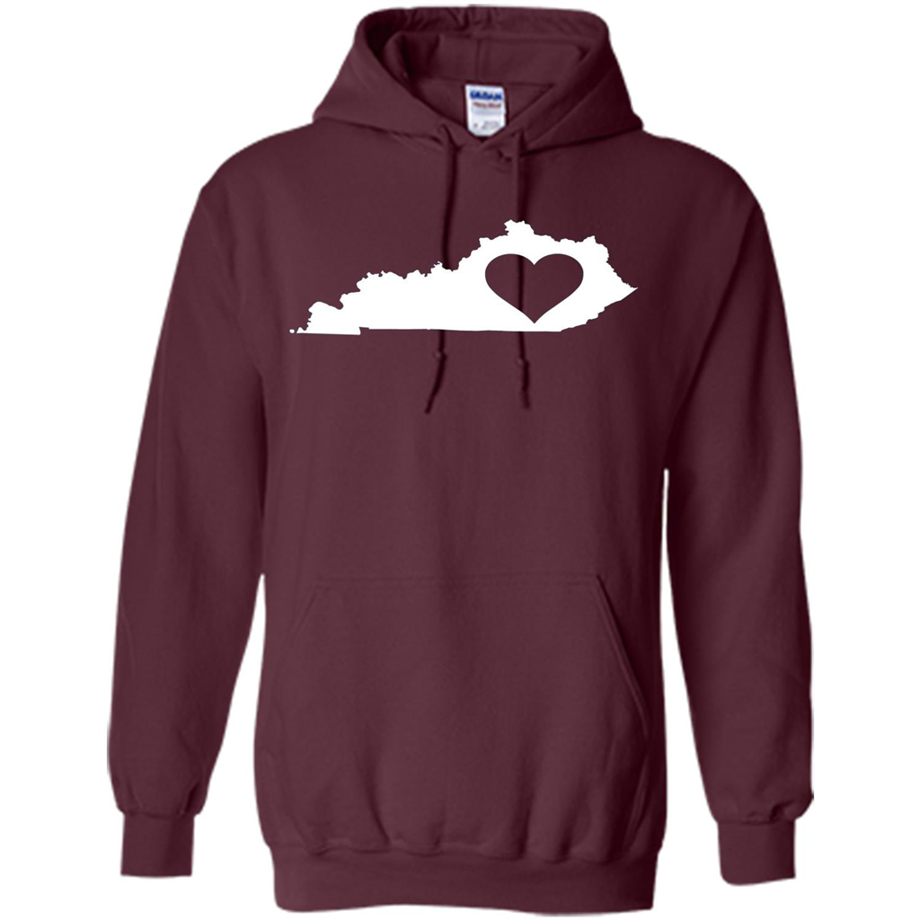 Kentucky Love T-Shirt Kentucky State T-shirt Maroon