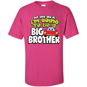 Car Brother T-shirt I'm Going To Be a Big Brother