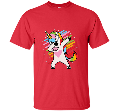 Dabbing Unicorn Shirt and Unicorn Dab T-Shirt shirt Red