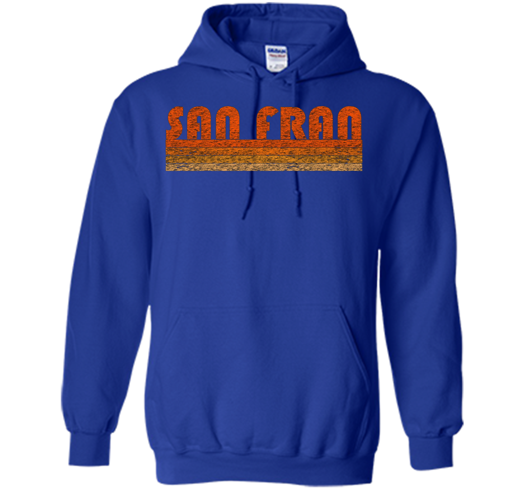 Vintage Retro San Francisco T-Shirt cool shirt Royal