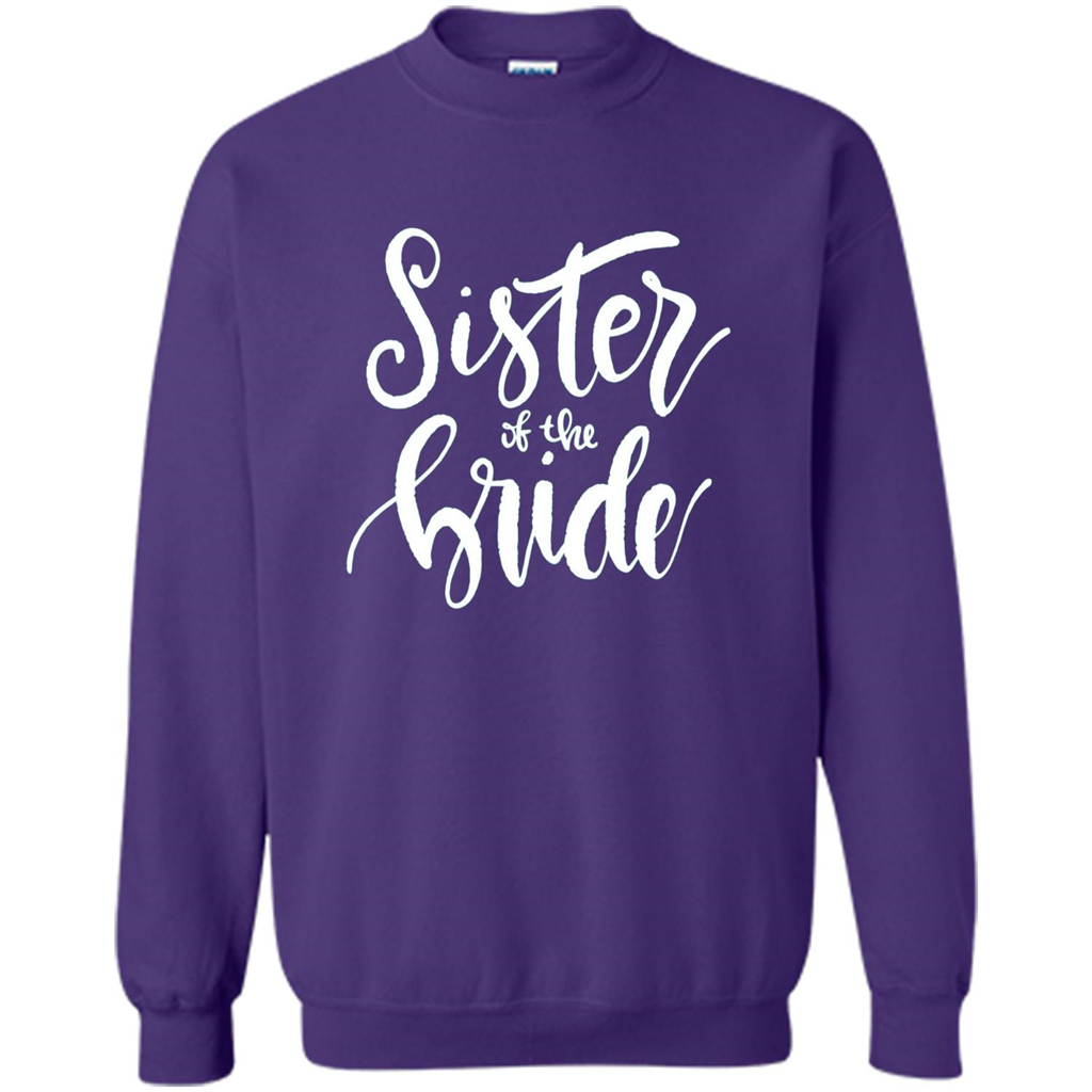 Sister Of The Bride T-shirt Purple