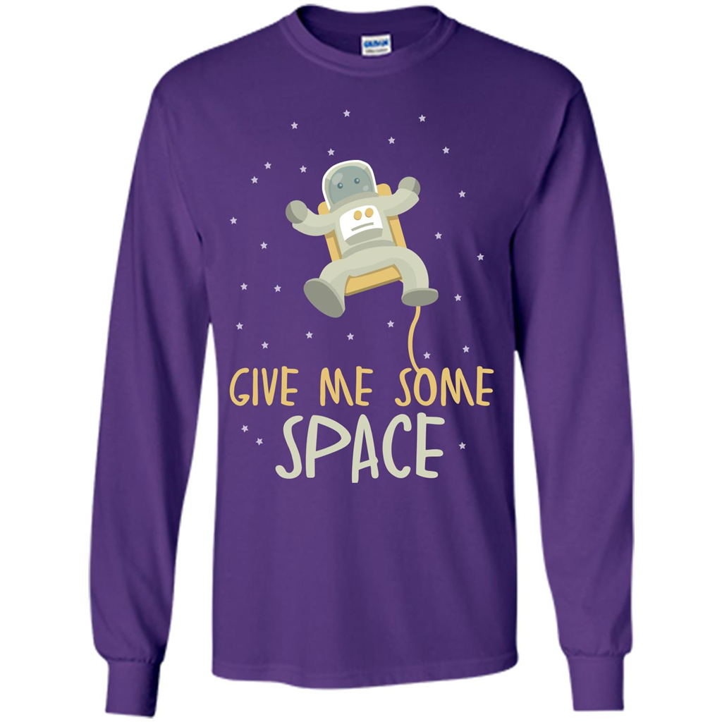Astronaut T-shirt Give Me Some Space T-shirt Purple