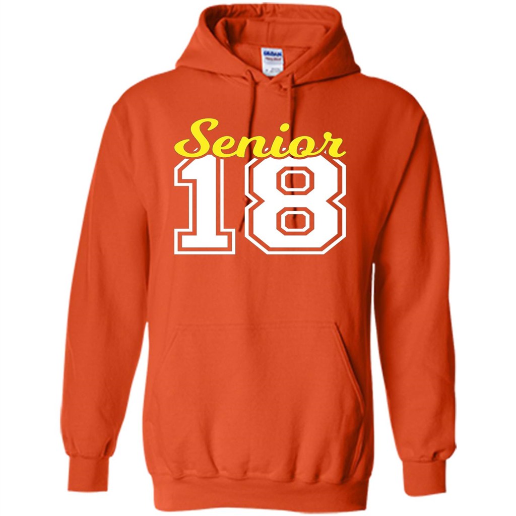 Senior Class of 2018 Jersey Style T-shirt Orange