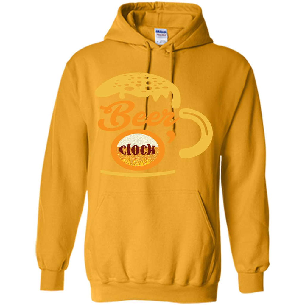 Beer T-shirt Beer O’clock Gold