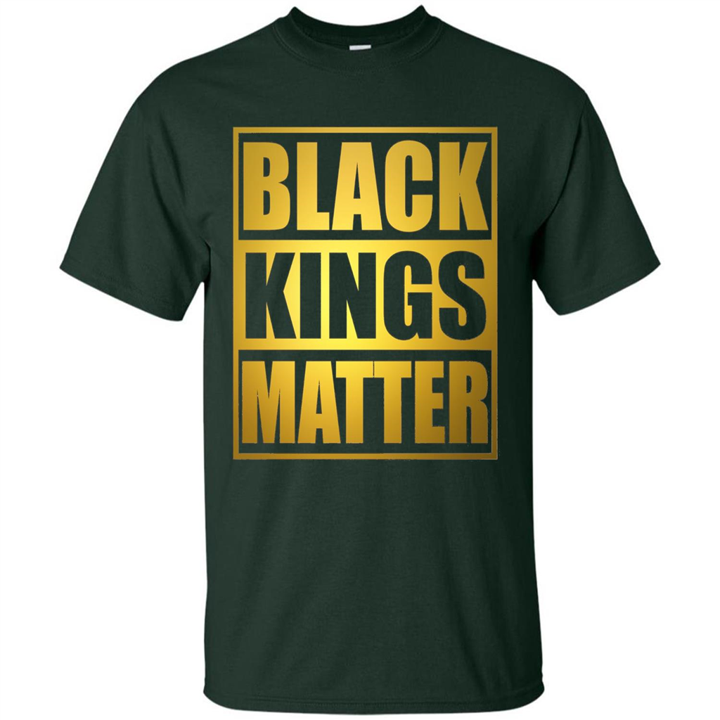 Black Kings Matter T-shirt Forest Green