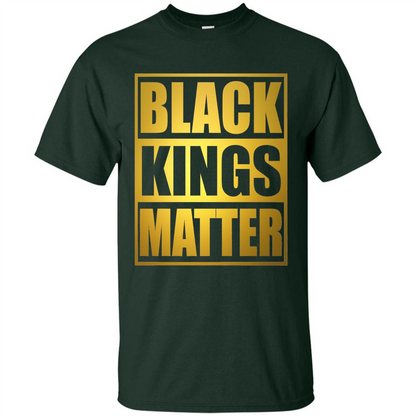 Black Kings Matter T-shirt Forest Green