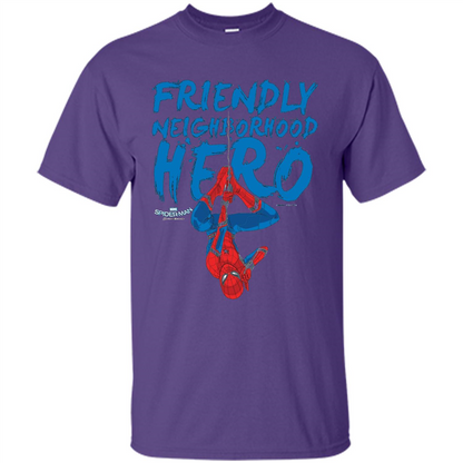 Homecoming Friendly Neighborhood Hero T-shirt Purple