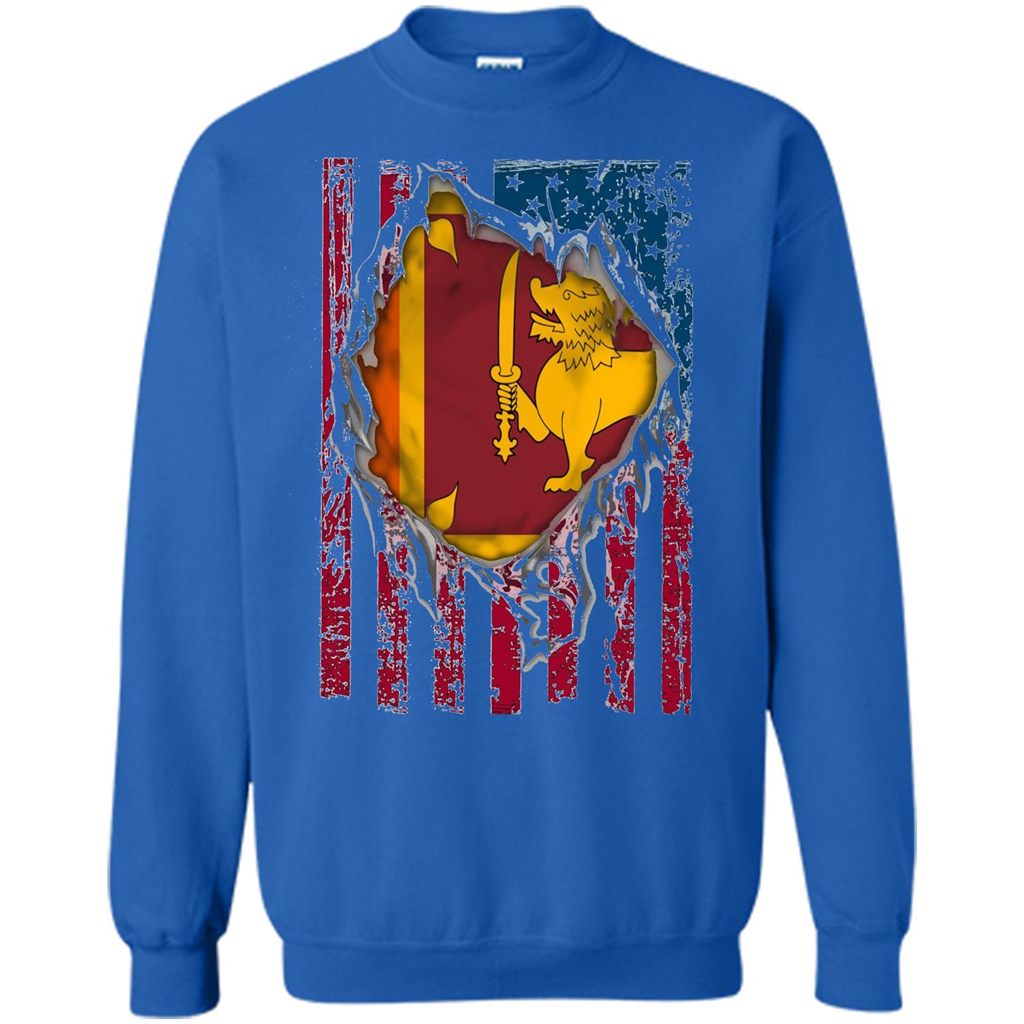 Sri Lanka Flag Proud T-Shirts Royal