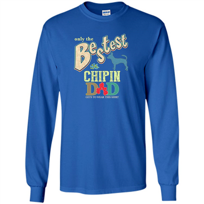 Bestest Chipin Dad Best Chipin T-shirt Royal
