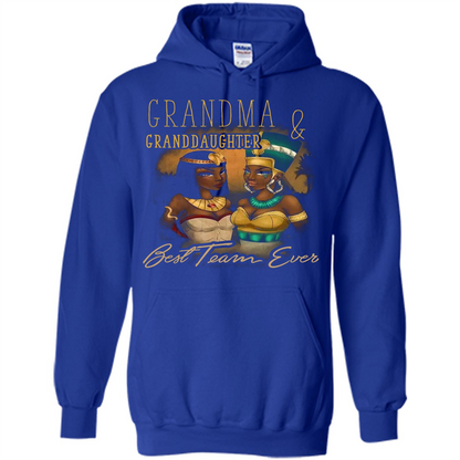 Family T-shirt Grandma Granddaughter Best Team Ever T-shirt