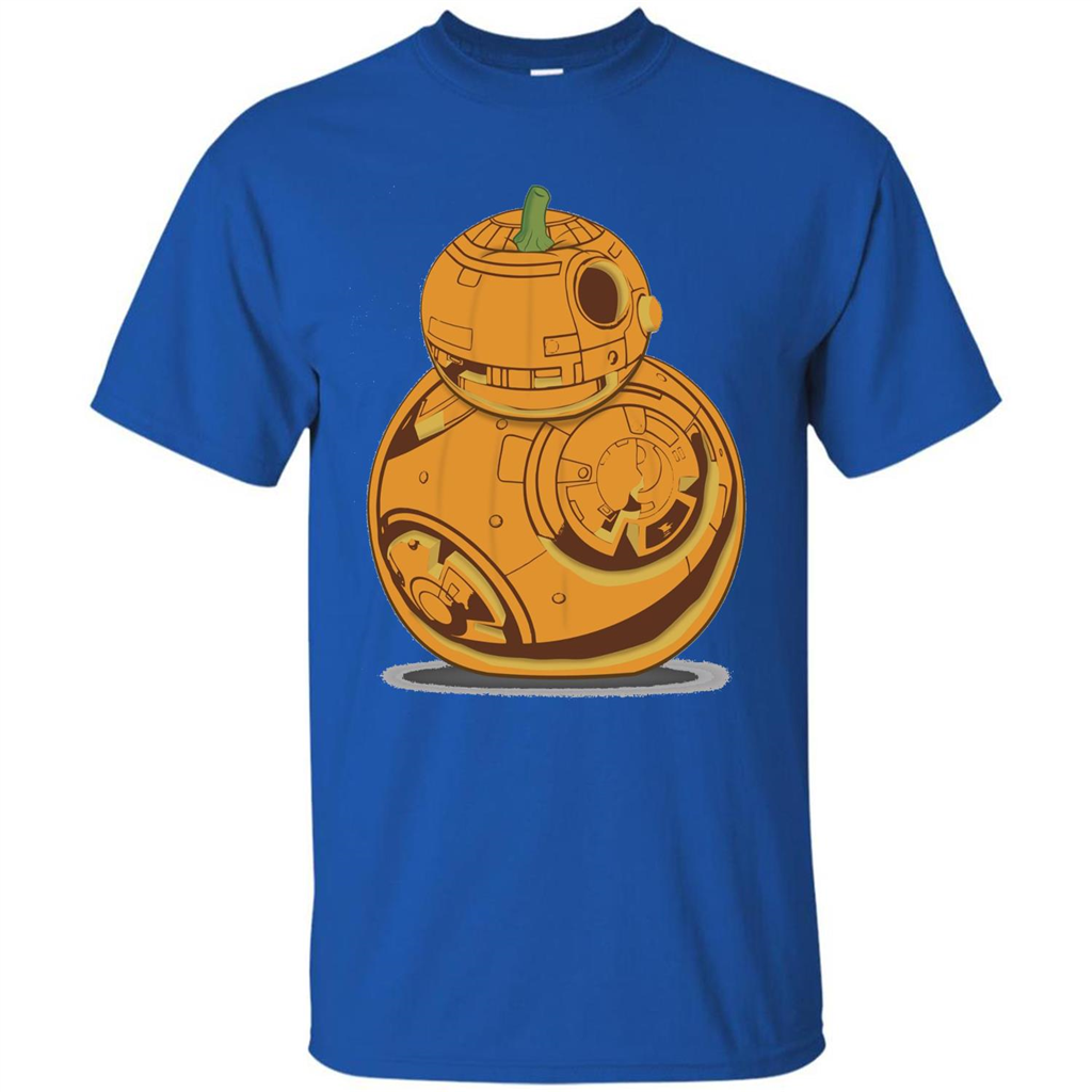 BB-8 Pumpkin Carving Halloween T-Shirt Royal