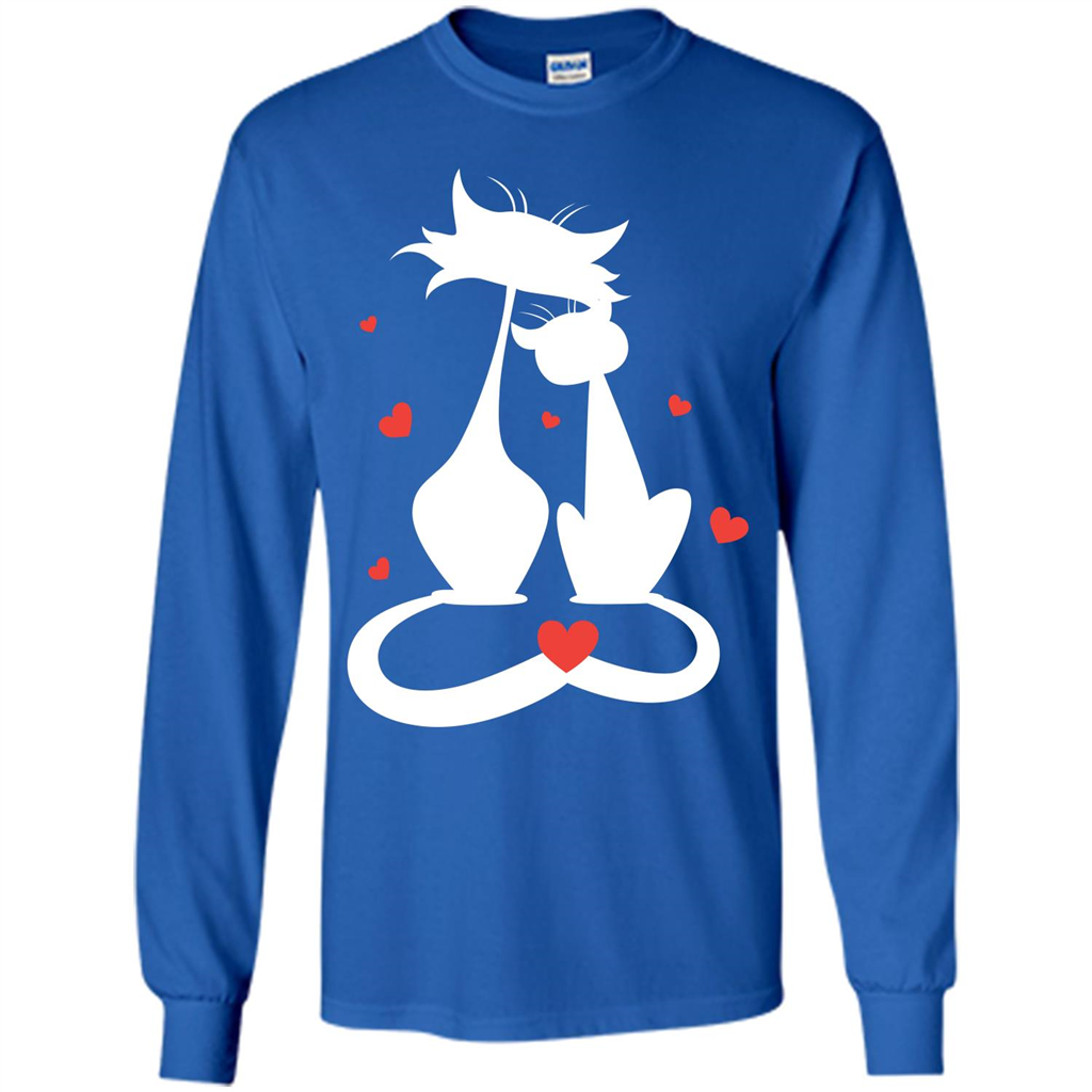 Cat Lover T-shirt Cat Couples Royal