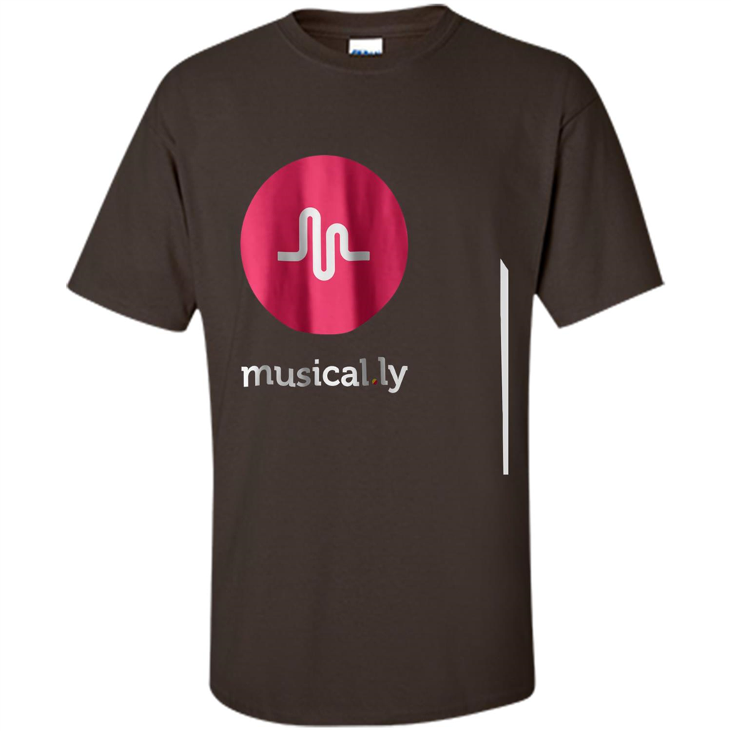 Musical.ly T-Shirt Dark Chocolate