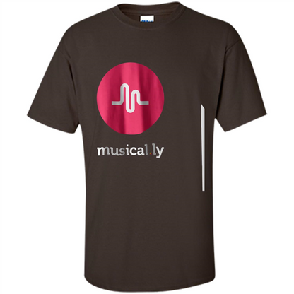 Musical.ly T-Shirt Dark Chocolate