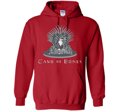 Pitbull Game of Bones Funny Parody T-shirt Red