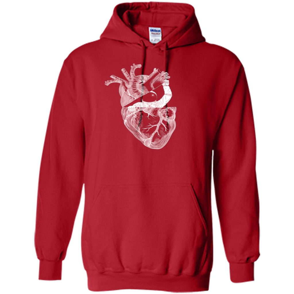 My Space T-shirt Heart T-shirt Red