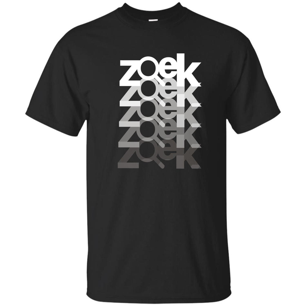 Zoek Zoek Zoek White Black T-shirt Black