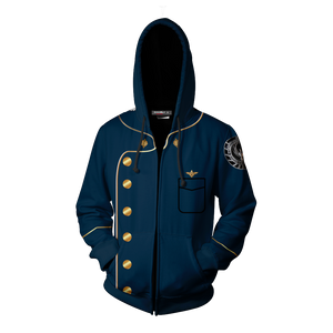 Battlestar Galactica Cosplay Zip Up Hoodie Jacket