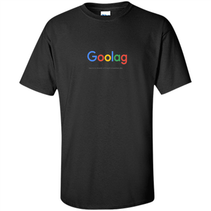 Goolag Search Somewhere Else T-shirt Black