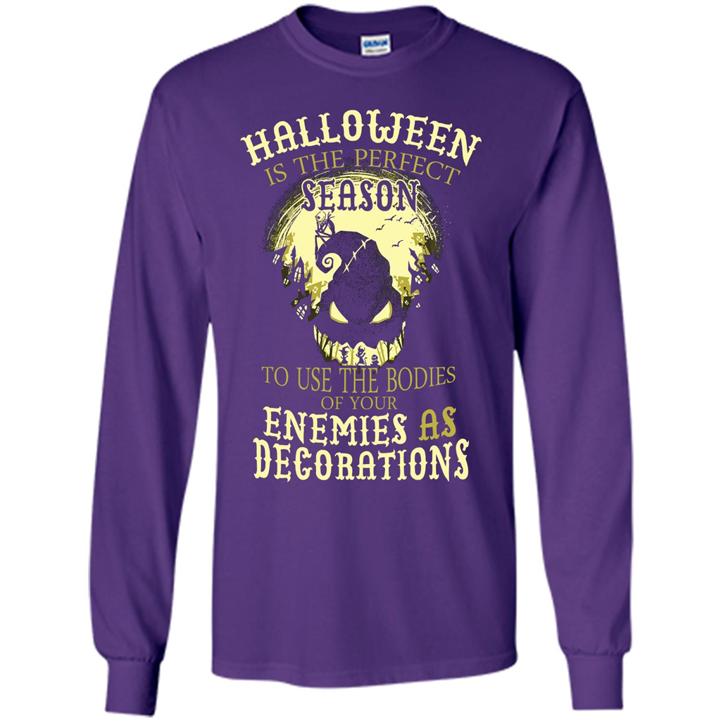 Halloween Is The Perfect Season T-shirt Purple