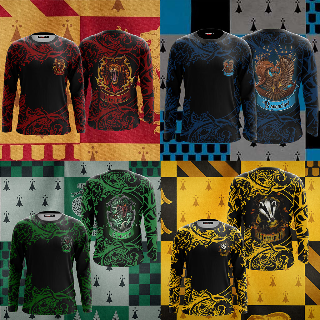 Brave Like A Gryffindor Harry Potter 3D Long Sleeve Shirt