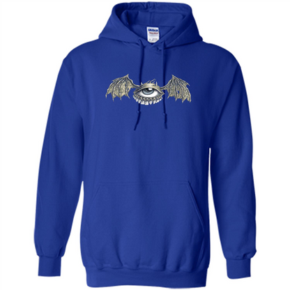 Eyebat T-shirt Scary Halloween Tshirt Royal