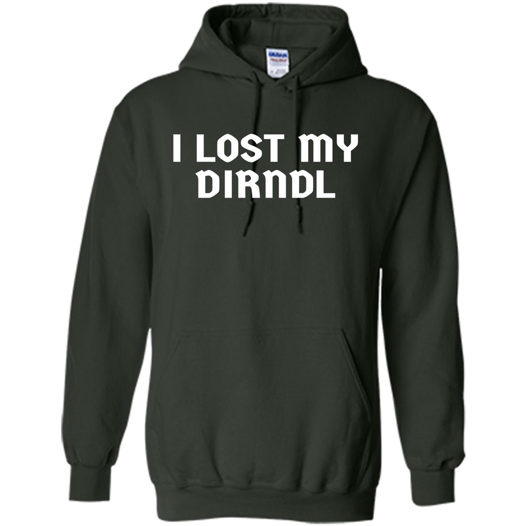 I Lost My Dirndl Oktoberfest Beer Party T-Shirt Forest Green