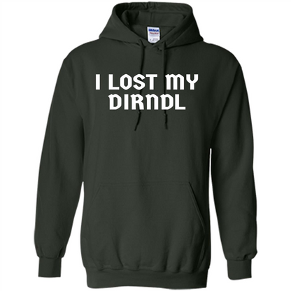 I Lost My Dirndl Oktoberfest Beer Party T-Shirt Forest Green
