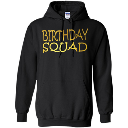 Birthday Squad T-shirt Black