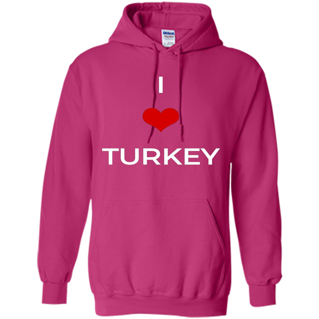 I Love Turkey T-shirt Heliconia