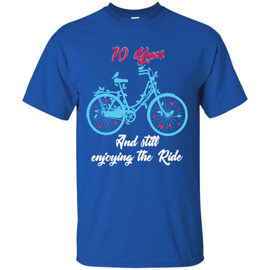 Anniversary T-shirt 10 Years And Still Enjoying The Ride Royal