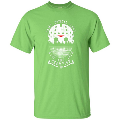 Camp Crystal Lake T-shirt Hide And Seek Champion 1980 Lime