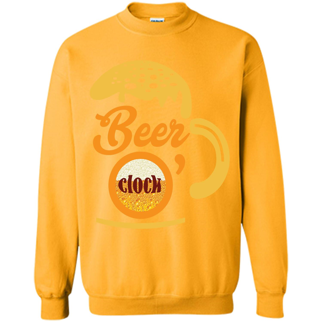 Beer T-shirt Beer O’clock Gold
