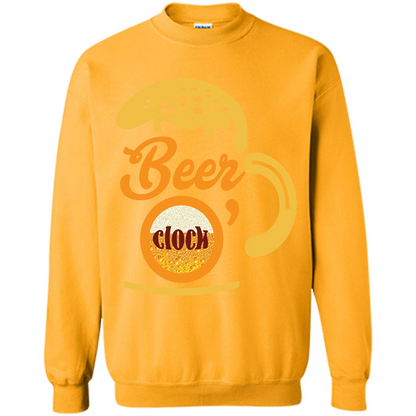 Beer T-shirt Beer O’clock Gold