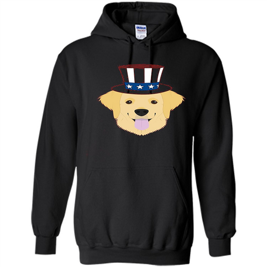 Dog Lover T-shirt The 4th of July Black