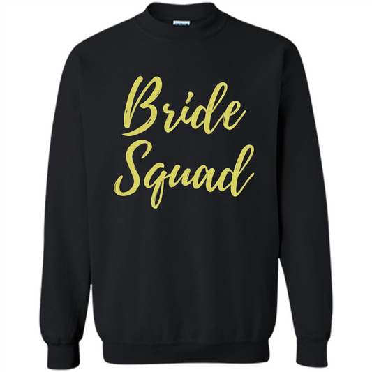 Bride Squad T-shirt Bachelorette Party Black