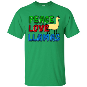 Peace Love Llamas T-shirt