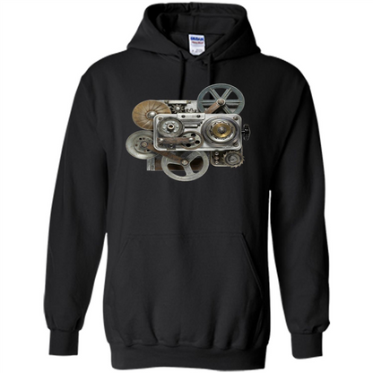 Steampunk Mechanical Gears T-Shirt Black