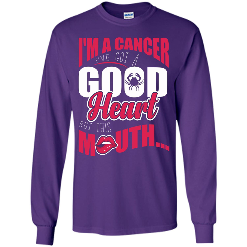 Cancer T-shirt Im A Cancer Ive Got A Good Heart T-shirt