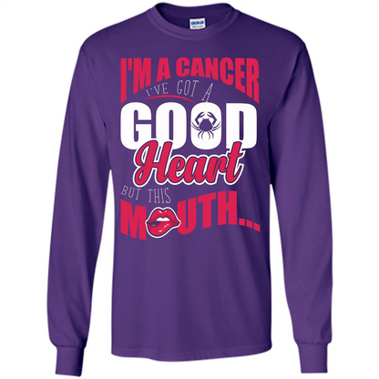 Cancer T-shirt Im A Cancer Ive Got A Good Heart T-shirt