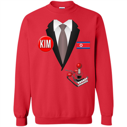 North Korea Halloween T-Shirt Rocket Launcher Red