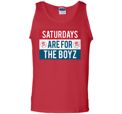Saturdays Are For The Boyz T Shirt funny drinking tee shirt Red