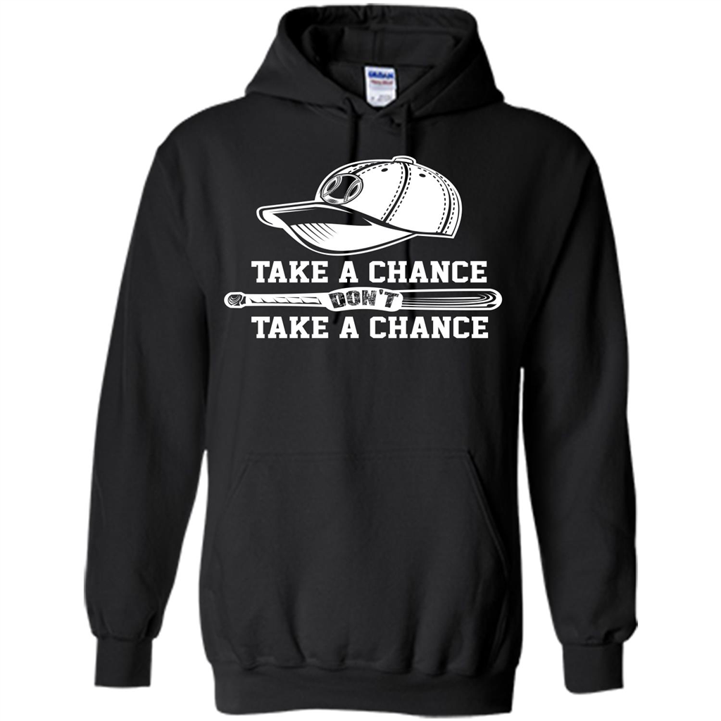 Football T-shirt Take A Chance Don't Take A Chance Black