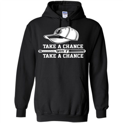 Football T-shirt Take A Chance Don't Take A Chance Black