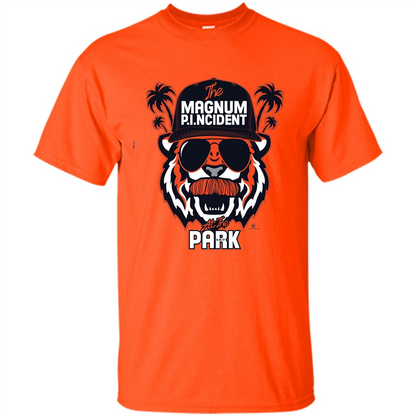 The Magnum P.I.NCIDENT At The Park T-shirt Orange