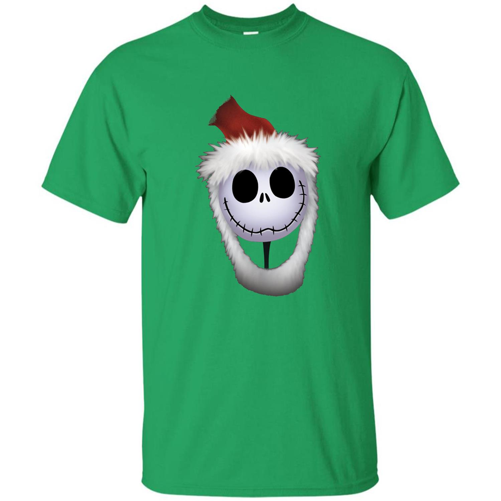 Nightmare Before Christmas Santa T-shirt Irish Green