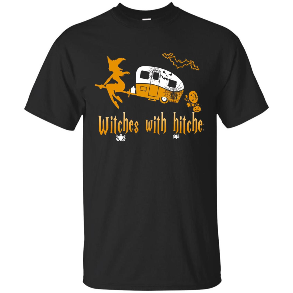 Halloween T-shirt Witches With Hitches T-shirt Black